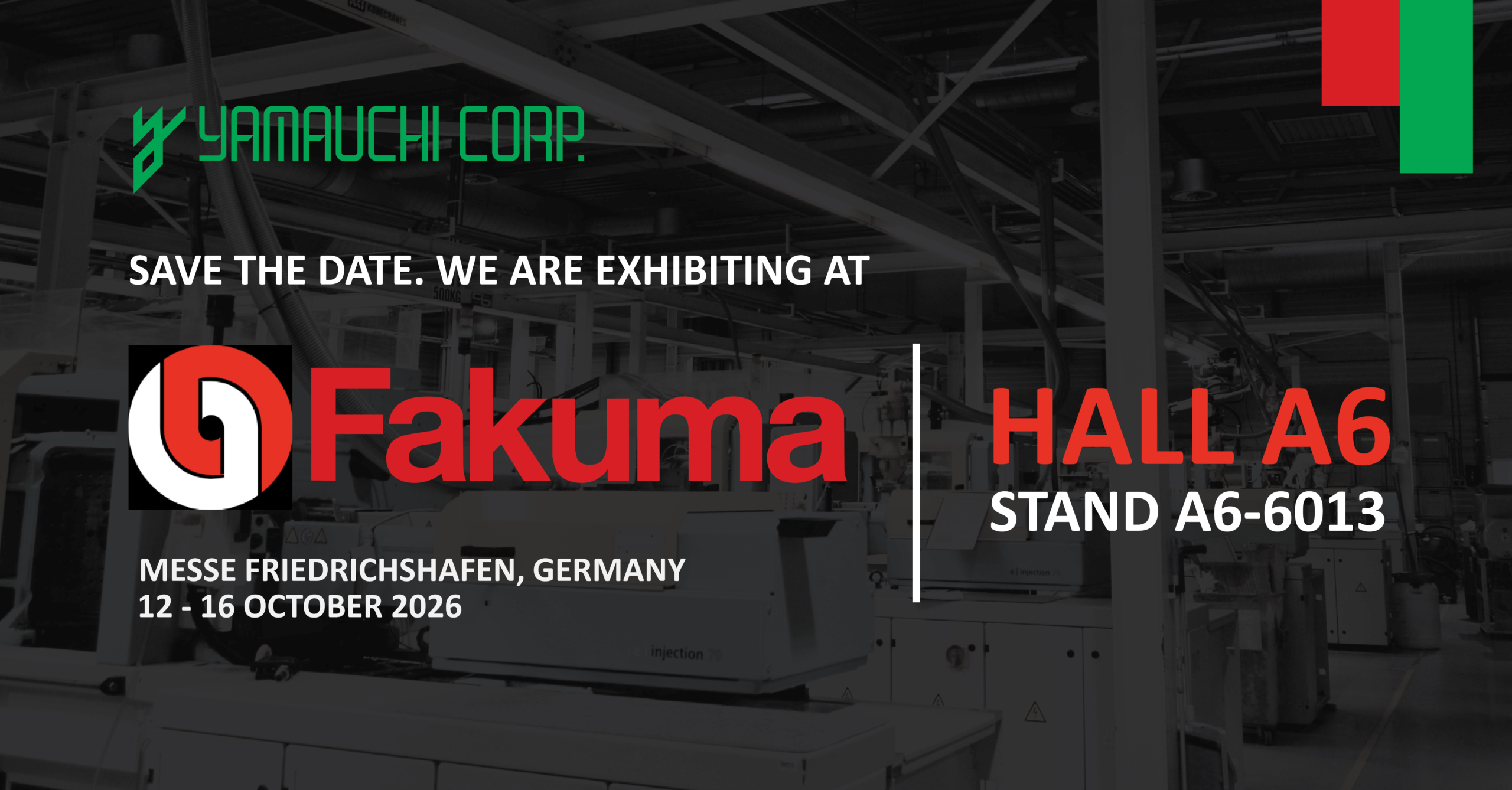 Come Visit Our Booth!: Fakuma 2026